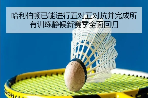 哈利伯顿已能进行五对五对抗并完成所有训练静候新赛季全面回归